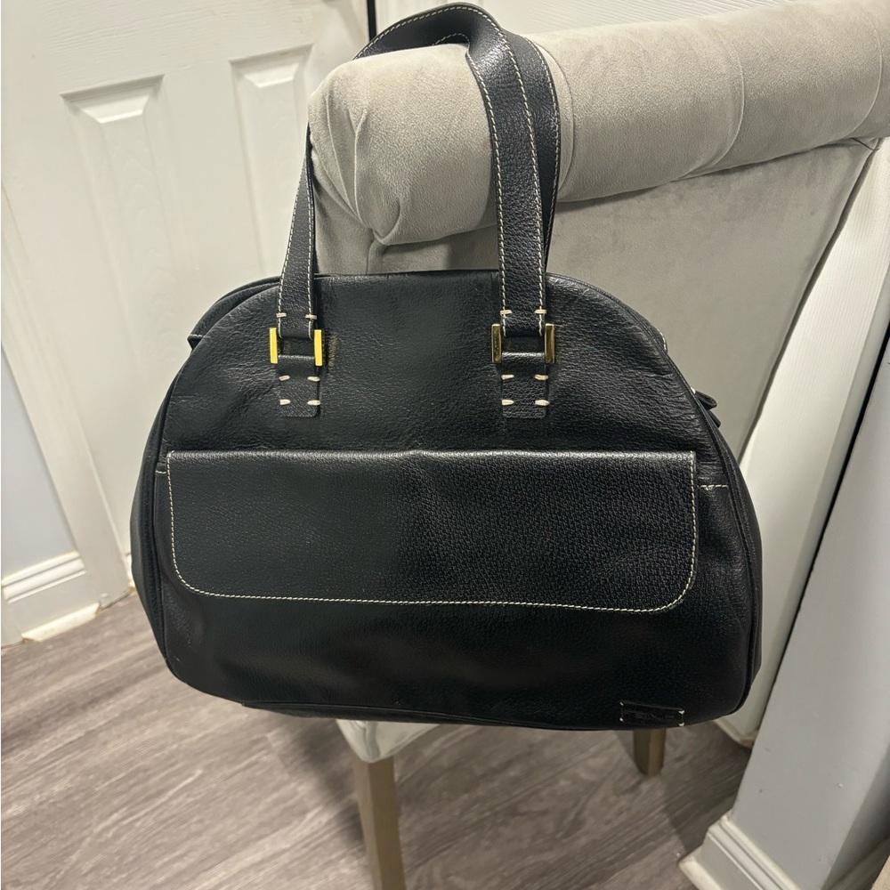 Black vintage Fendi doctors bag